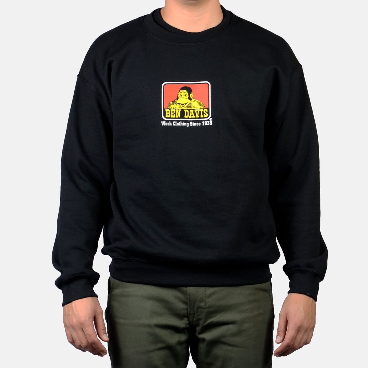 Ben Davis Crew Neck Sweatshirt Black M