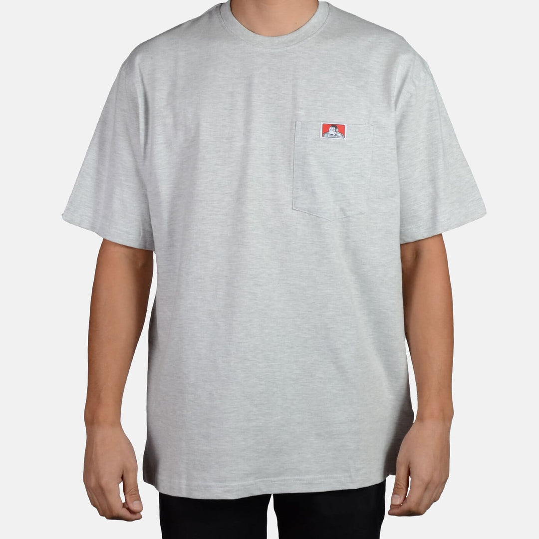 Heavy Duty Short Sleeve Pocket T-Shirt - Ash