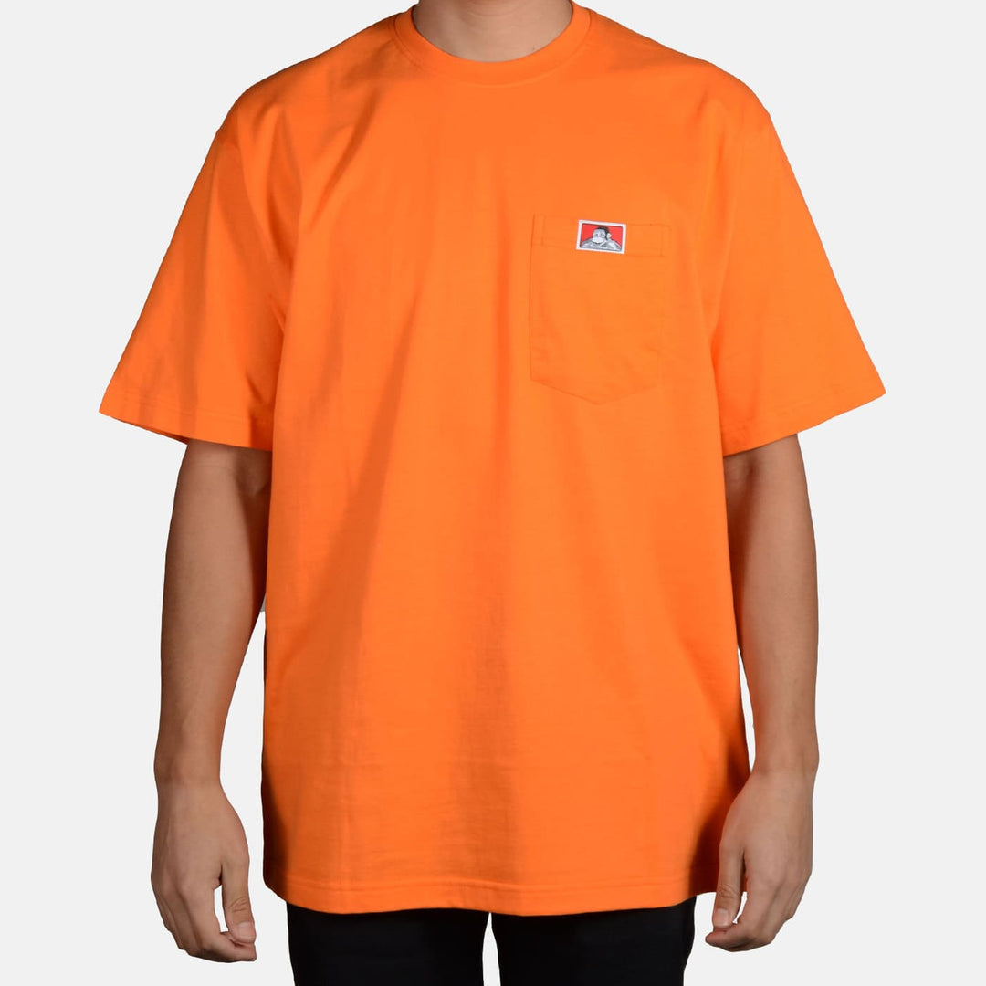 Heavy Duty Short Sleeve Pocket T-Shirt - Orange