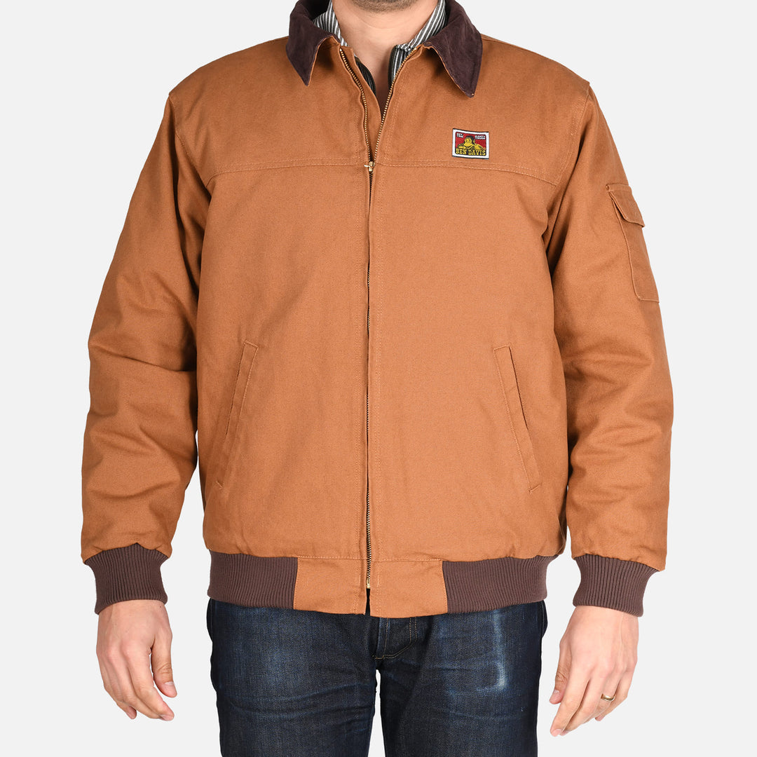 Canvas Mechanic's Jacket - Brown