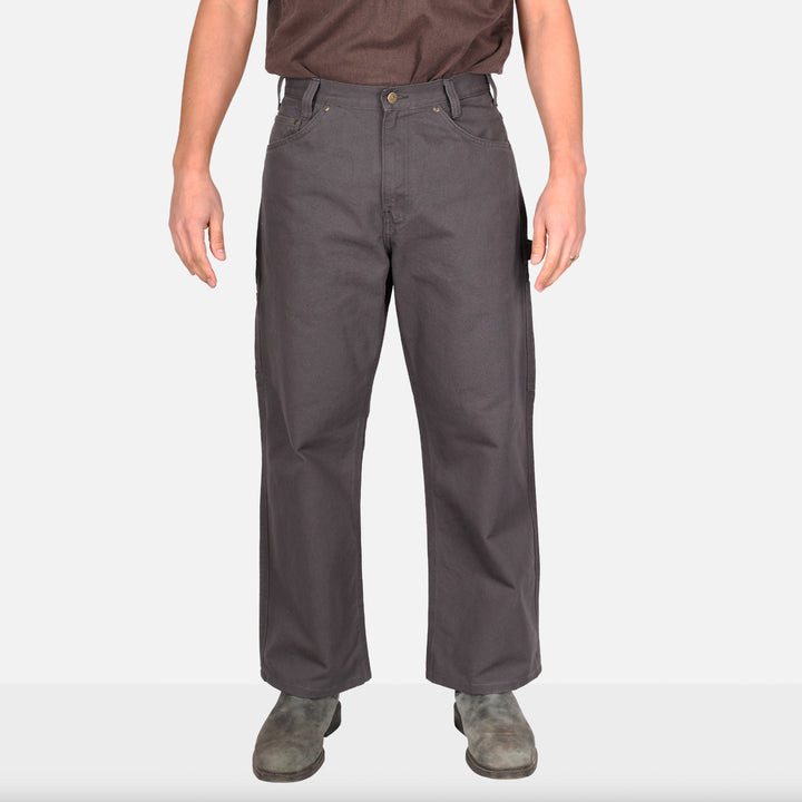 Canvas Carpenter Pants - Charcoal