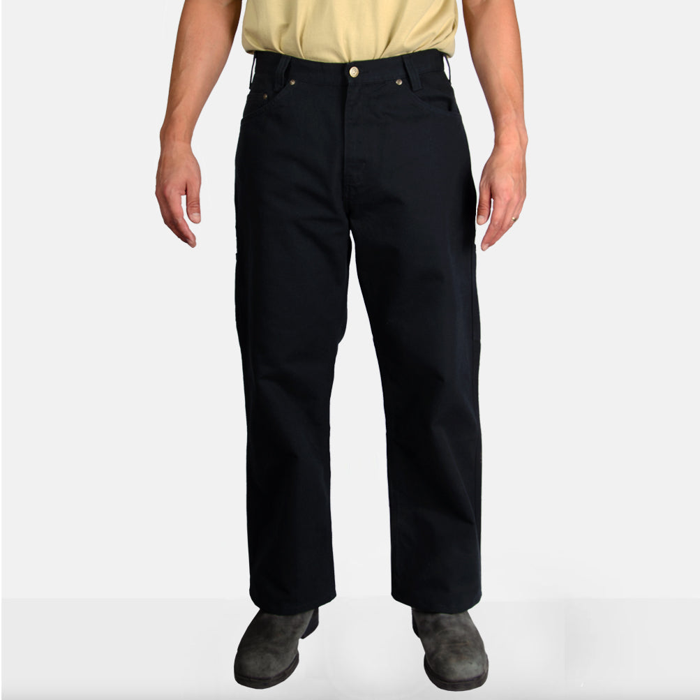 Canvas Carpenter Pants - Black