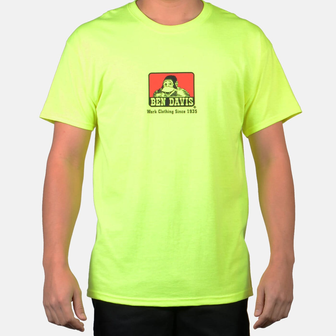 Classic Logo T-Shirt - Safety Green