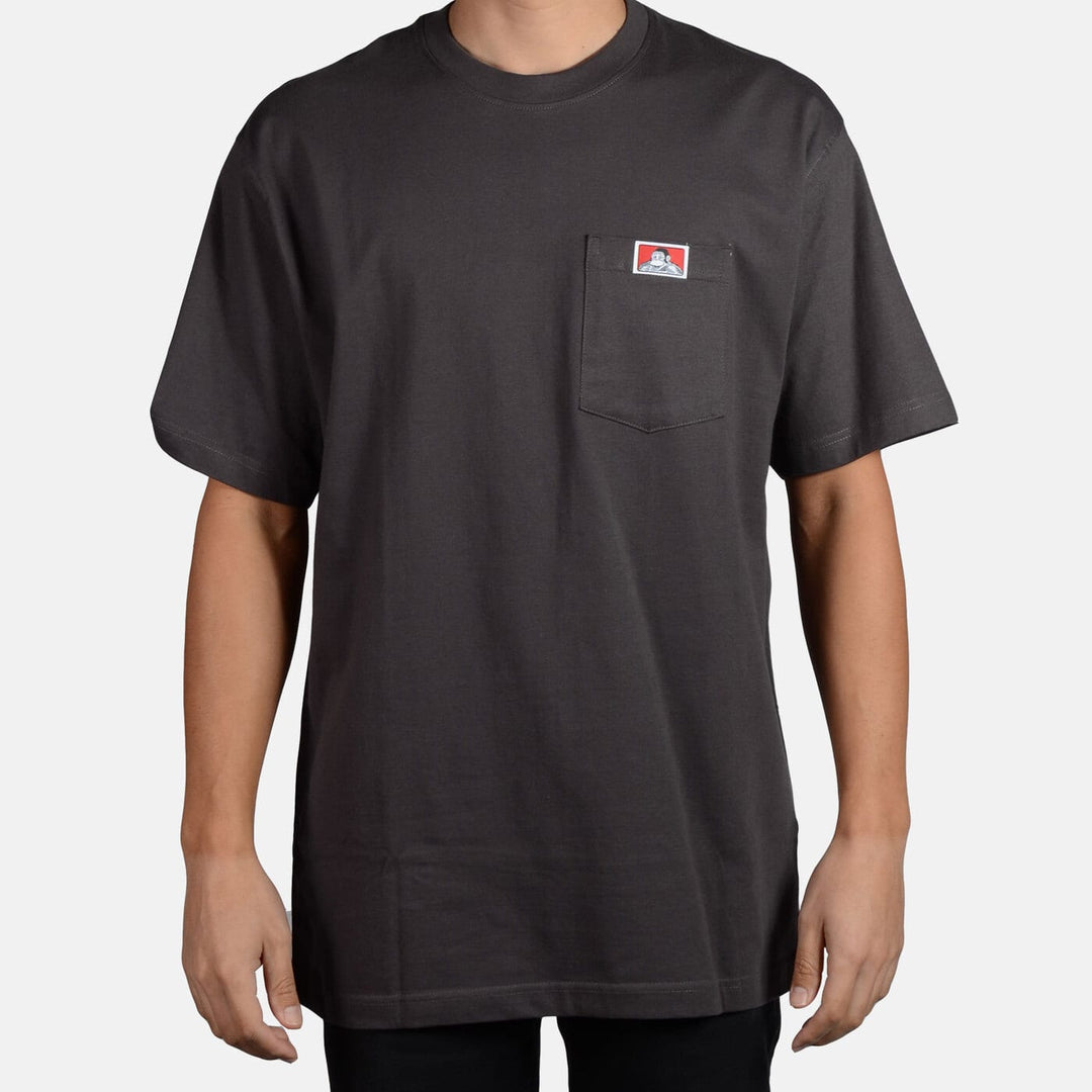 Heavy Duty Short Sleeve Pocket T-Shirt - Charcoal