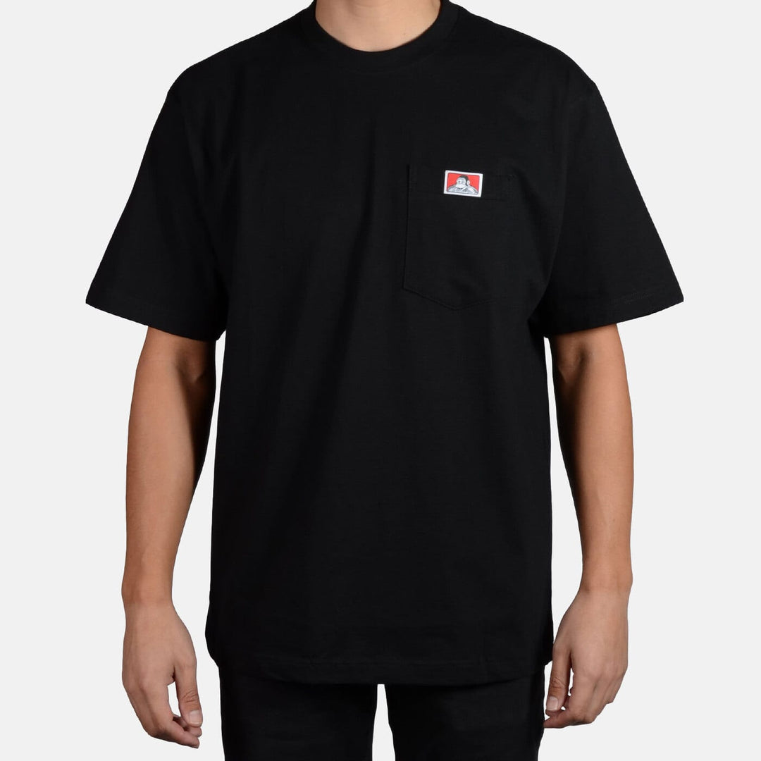 Heavy Duty Short Sleeve Pocket T-Shirt - Black
