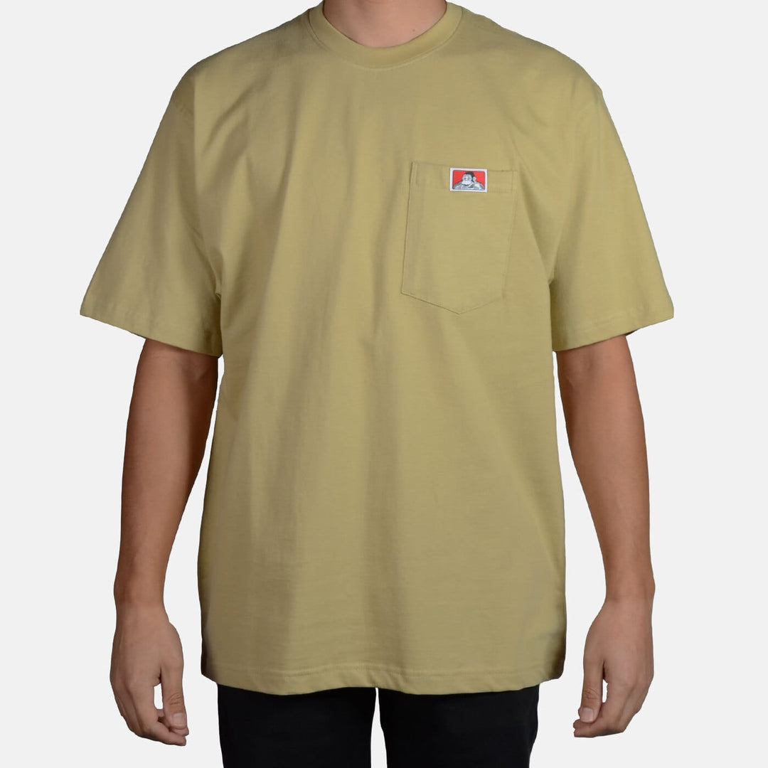 Heavy Duty Short Sleeve Pocket T-Shirt - Khaki